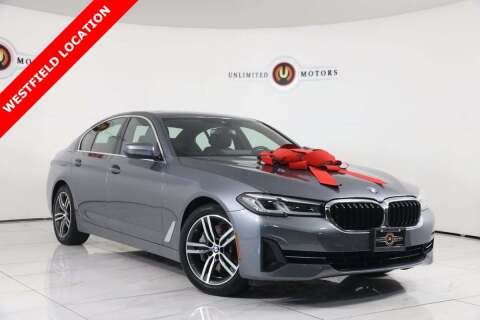 2021 BMW 5 Series for sale at INDY'S UNLIMITED MOTORS - UNLIMITED MOTORS in Westfield IN