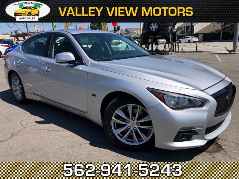 2017 Infiniti Q50 for sale at Valley View Motors in Whittier CA