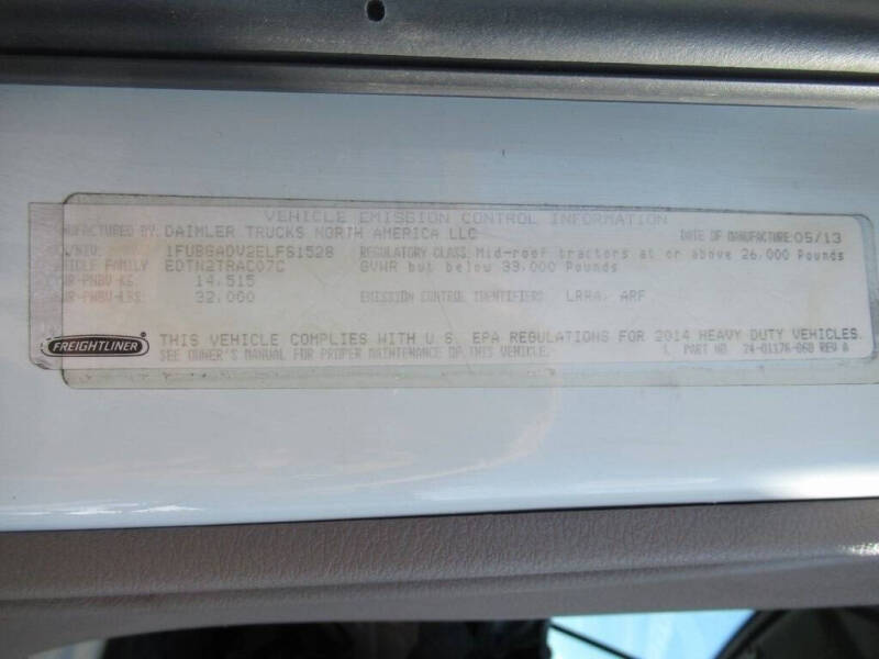 2014 Freightliner Cascadia