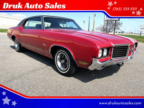 1972 Oldsmobile Cutlass for sale at Druk Auto Sales in Ramsey MN