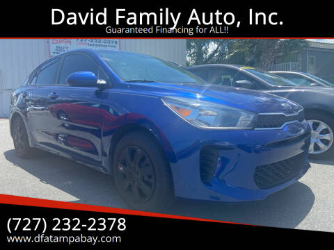 2019 Kia Rio for sale at David Family Auto, Inc. in New Port Richey FL