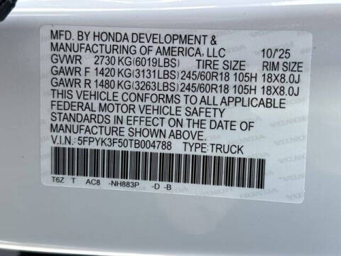 2026 Honda Ridgeline RTL