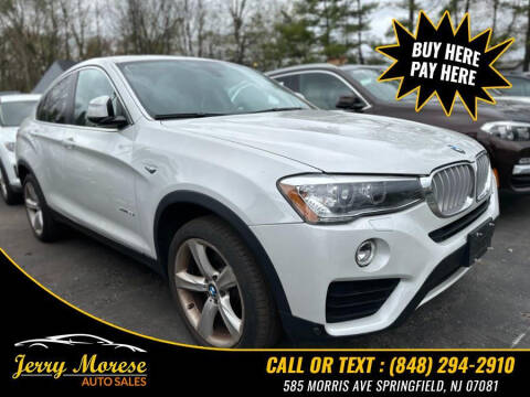 2015 BMW X4 for sale at Jerry Morese Auto Sales LLC in Springfield NJ