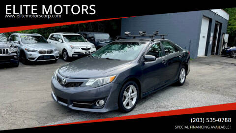 2013 Toyota Camry for sale at ELITE MOTORS in West Haven CT