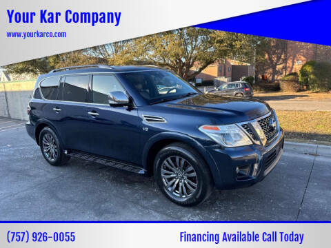 2019 Nissan Armada for sale at Your Kar Company in Norfolk VA