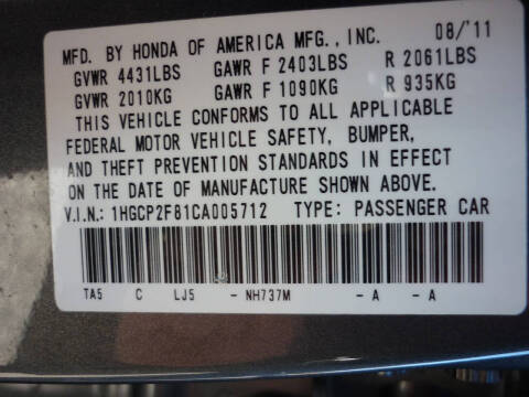 2012 Honda Accord EX-L