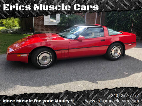 1987 Chevrolet Corvette for sale at Eric's Muscle Cars in Clarksburg MD