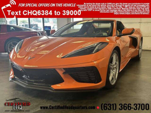 2022 Chevrolet Corvette for sale at CERTIFIED HEADQUARTERS in Saint James NY