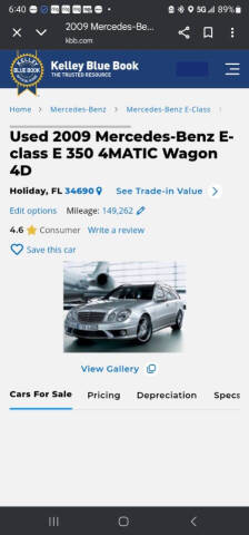 2009 Mercedes-Benz E-Class E 350 4MATIC