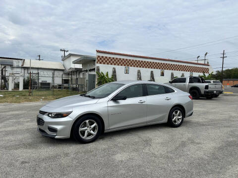 2016 Chevrolet Malibu for sale at TWILIGHT AUTO SALES in San Antonio TX