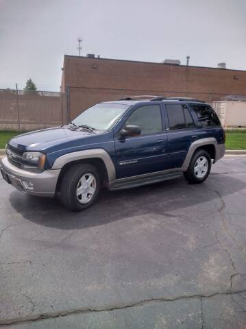2003 Chevrolet TrailBlazer for sale at ACTION AUTO GROUP LLC in Roselle IL