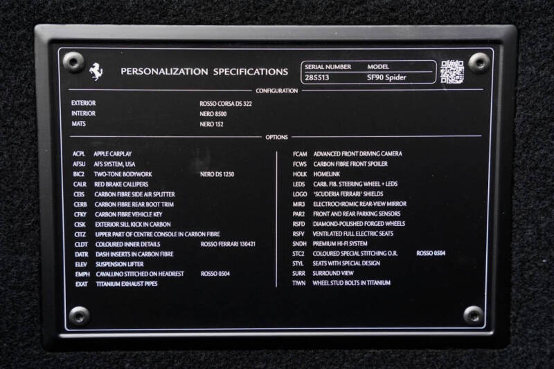 2022 Ferrari SF90 Spider