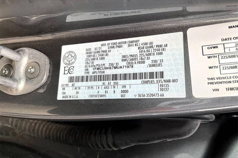 2021 Ford Escape SEL