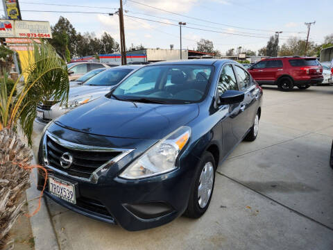 2015 Nissan Versa for sale at E and M Auto Sales in Bloomington CA