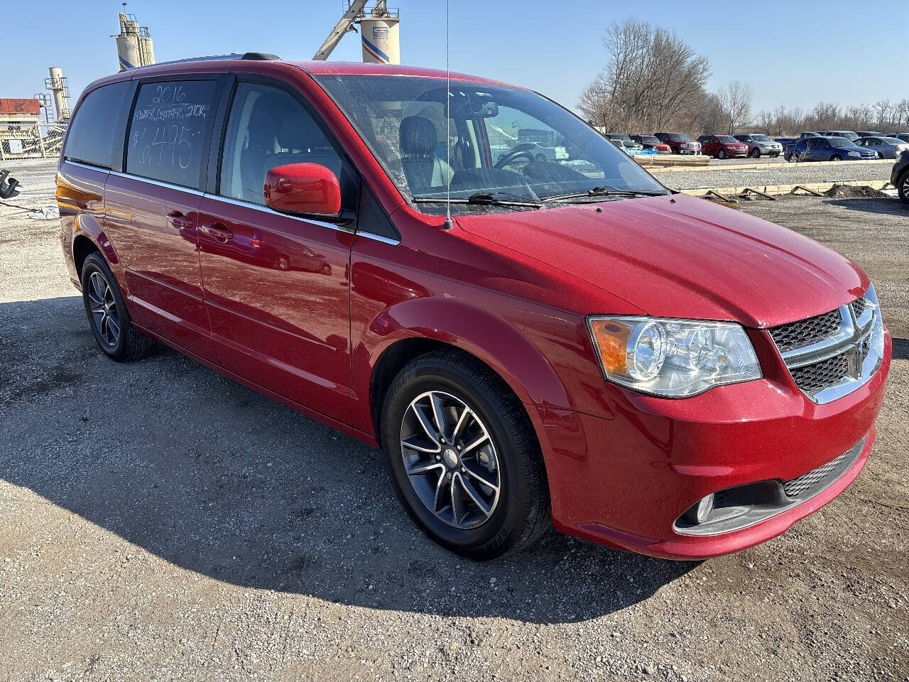 Red 2016 Dodge Grand Caravan SXT Plus SXT Plus 4dr Mini-Van 2