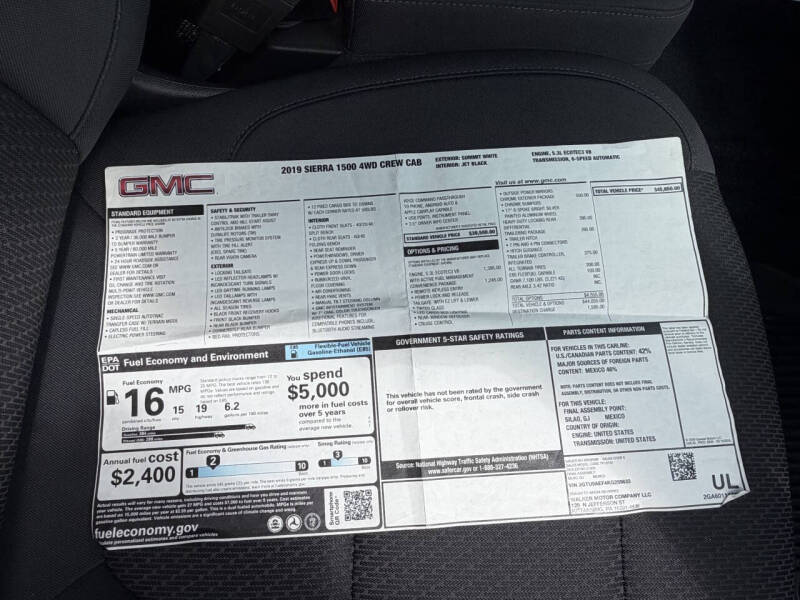 2019 GMC Sierra 1500