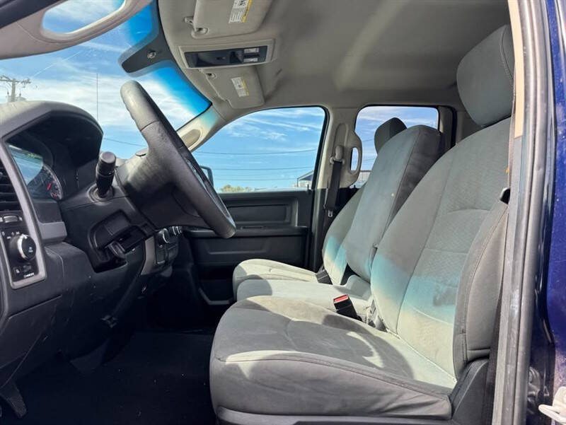 Blue 2018 Ram 1500 Tradesman 4x2 Tradesman 4dr Quad Cab 6.3 ft. SB Pickup 8
