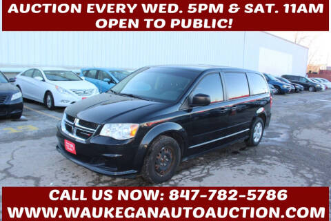 2012 Dodge Grand Caravan for sale at Waukegan Auto Auction in Waukegan IL