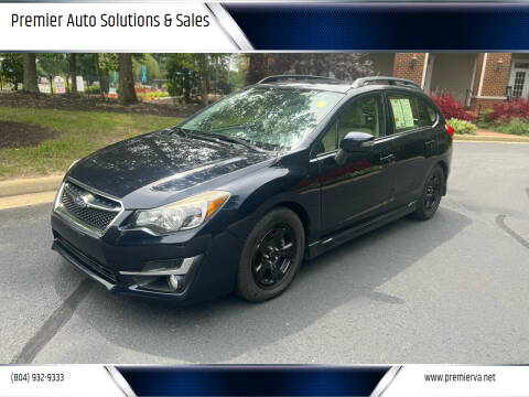 2015 Subaru Impreza for sale at Premier Auto Solutions & Sales in Quinton VA