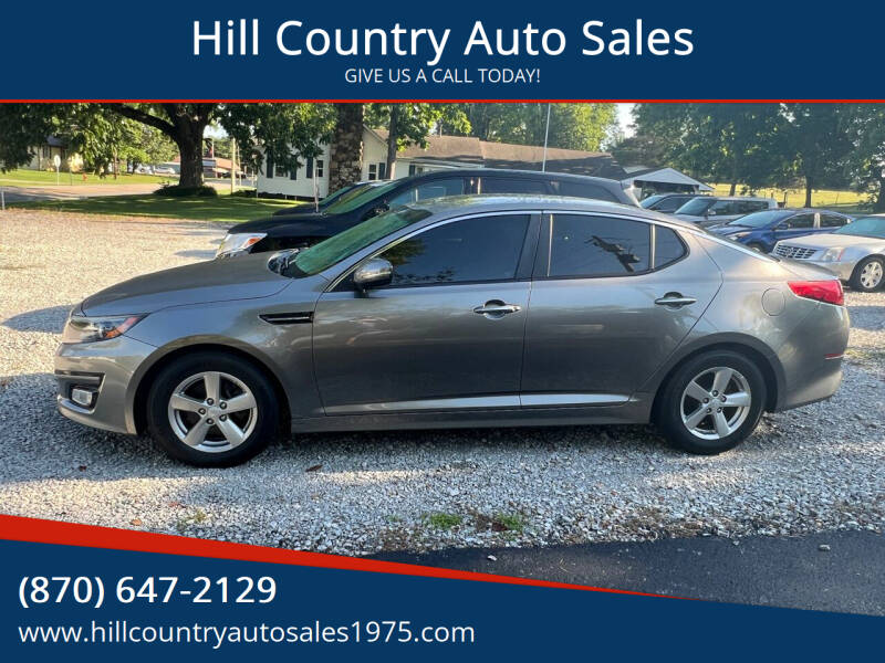 2015 Kia Optima for sale at Hill Country Auto Sales in Maynard AR