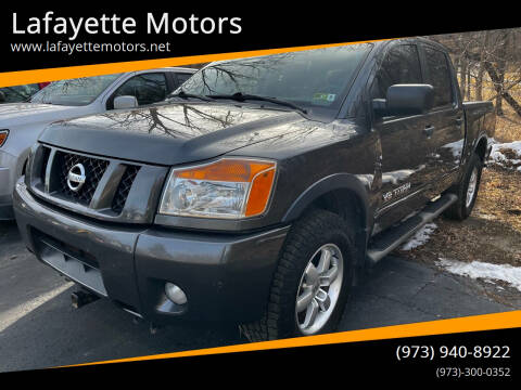 2012 Nissan Titan for sale at Lafayette Motors in Lafayette NJ
