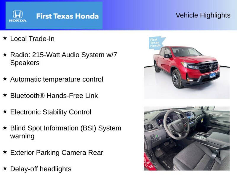 2025 Honda Ridgeline Sport