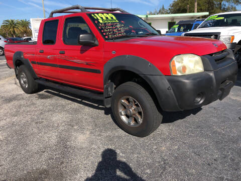 2002 Nissan Frontier for sale at RIVERSIDE MOTORCARS INC - South Lot in New Smyrna Beach FL