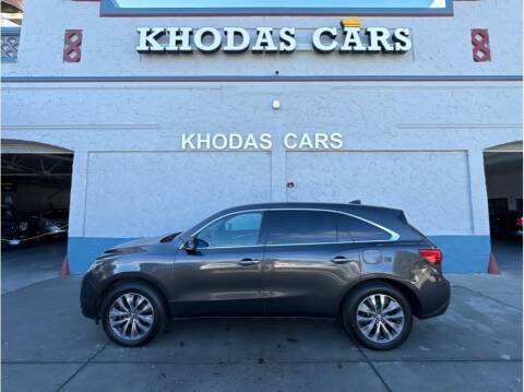 2015 Acura MDX for sale at Khodas Cars in Gilroy CA
