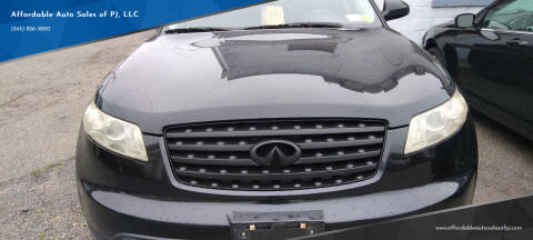 2005 Infiniti FX35 for sale at Affordable Auto Sales of PJ, LLC in Port Jervis NY