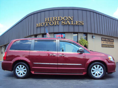 2012 Chrysler Town and Country for sale at Hibdon Motor Sales in Clinton Township MI