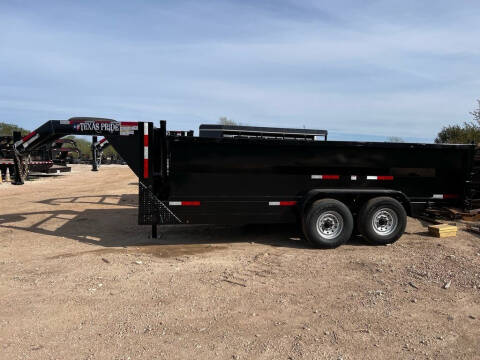 2023 TEXAS PRIDE - Gooseneck Dump Trailer - 16' for sale at LJD Sales in Lampasas TX