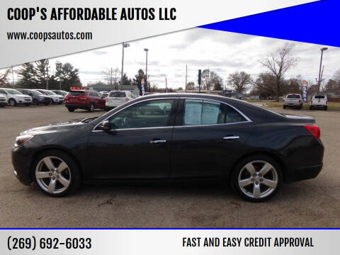 2015 Chevrolet Malibu for sale at COOP'S AFFORDABLE AUTOS LLC in Otsego MI