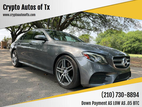 2017 Mercedes-Benz E-Class for sale at Crypto Autos of Tx in San Antonio TX