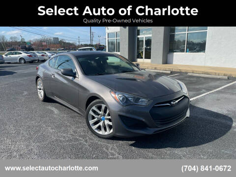2013 Hyundai Genesis Coupe for sale at Select Auto of Charlotte in Matthews NC