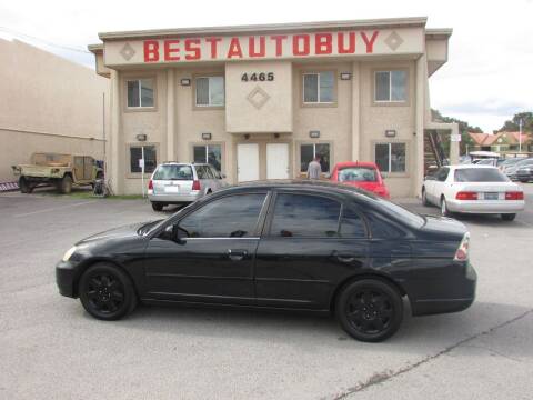 2002 Honda Civic for sale at Best Auto Buy in Las Vegas NV