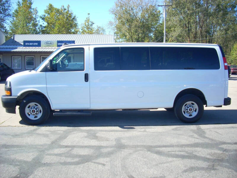 Used 2023 GMC Savana Passenger LS with VIN 1GJZ7NFP1P1154850 for sale in Warsaw, IN