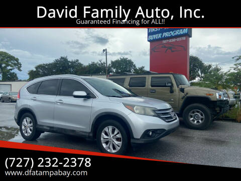 2014 Honda CR-V for sale at David Family Auto, Inc. in New Port Richey FL