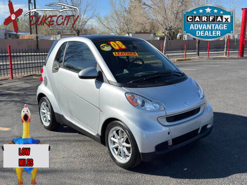 2008 Smart fortwo for sale at DUKE CITY AUTO SALES in Albuquerque NM