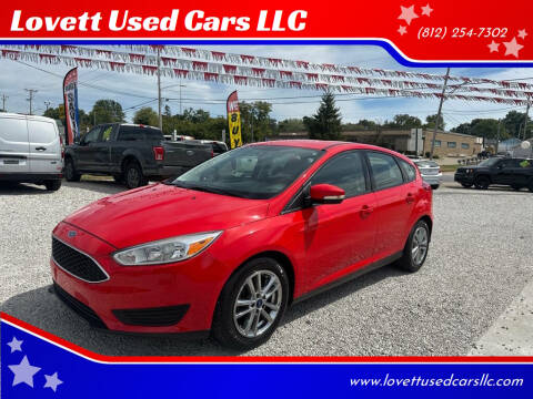 2017 Ford Focus for sale at Lovett Used Cars LLC in Washington IN