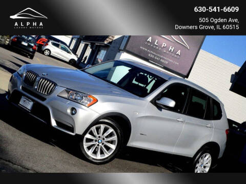 2013 BMW X3 for sale at Alpha Luxury Motors in Downers Grove IL