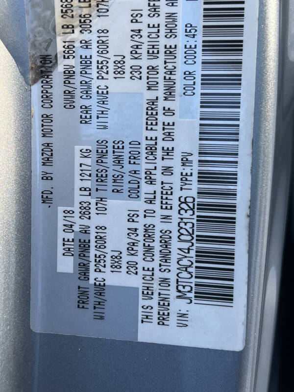 2018 Mazda CX-9 Touring