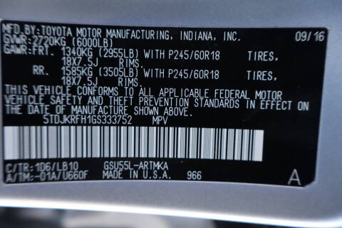 2016 Toyota Highlander XLE