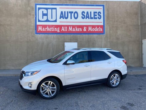 2018 Chevrolet Equinox for sale at C U Auto Sales in Albuquerque NM