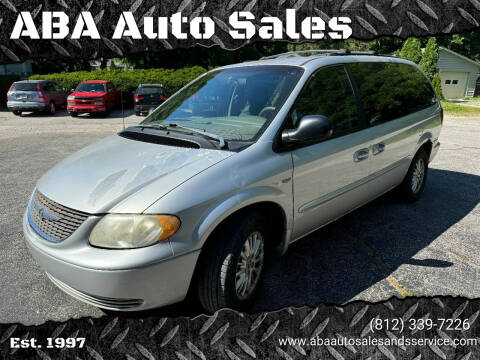 2002 Chrysler Town and Country for sale at ABA Auto Sales in Bloomington IN