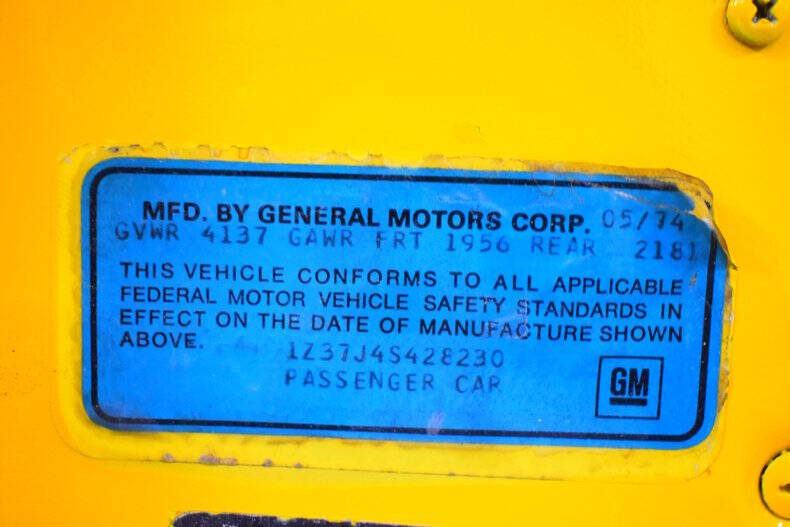 1974 Chevrolet Corvette