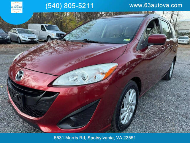 2012 Mazda Mazda5 for sale at 63 Auto Inc in Spotsylvania, VA