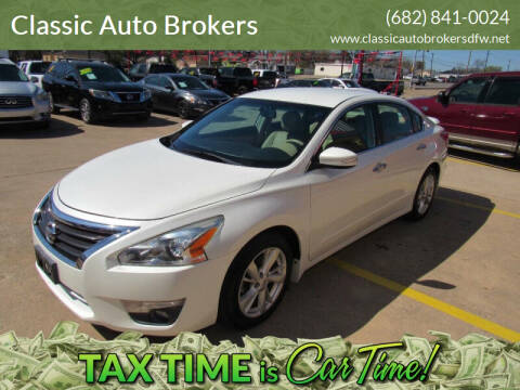 2013 Nissan Altima for sale at Classic Auto Brokers in Haltom City TX