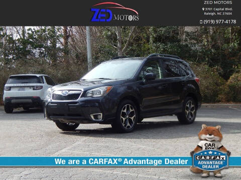 2014 Subaru Forester for sale at Zed Motors in Raleigh NC