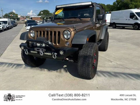 2015 Jeep Wrangler for sale at Carolina Direct Auto Sales in Mocksville NC