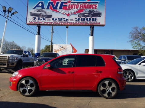 2011 Volkswagen GTI for sale at ANF AUTO FINANCE in Houston TX